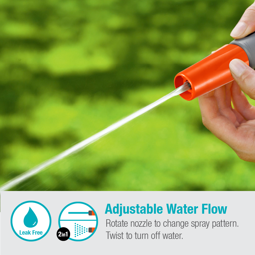 Kit Gardena Gardena Garden Basic Set with Orange & Grey Hose Connectors & Watering ...